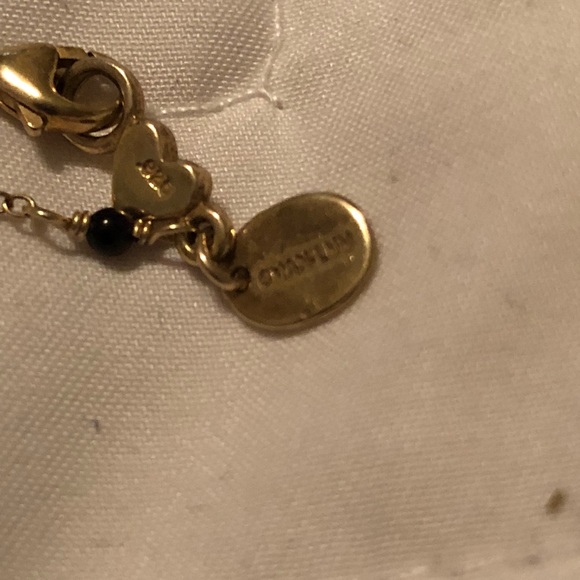 Designer 925 and garnet necklace - Picture 2 of 3